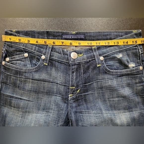Rock & Republic Kurt Boot Cut Jeans - Size W29 L31 ** ALTERED - Picture 14 of 16